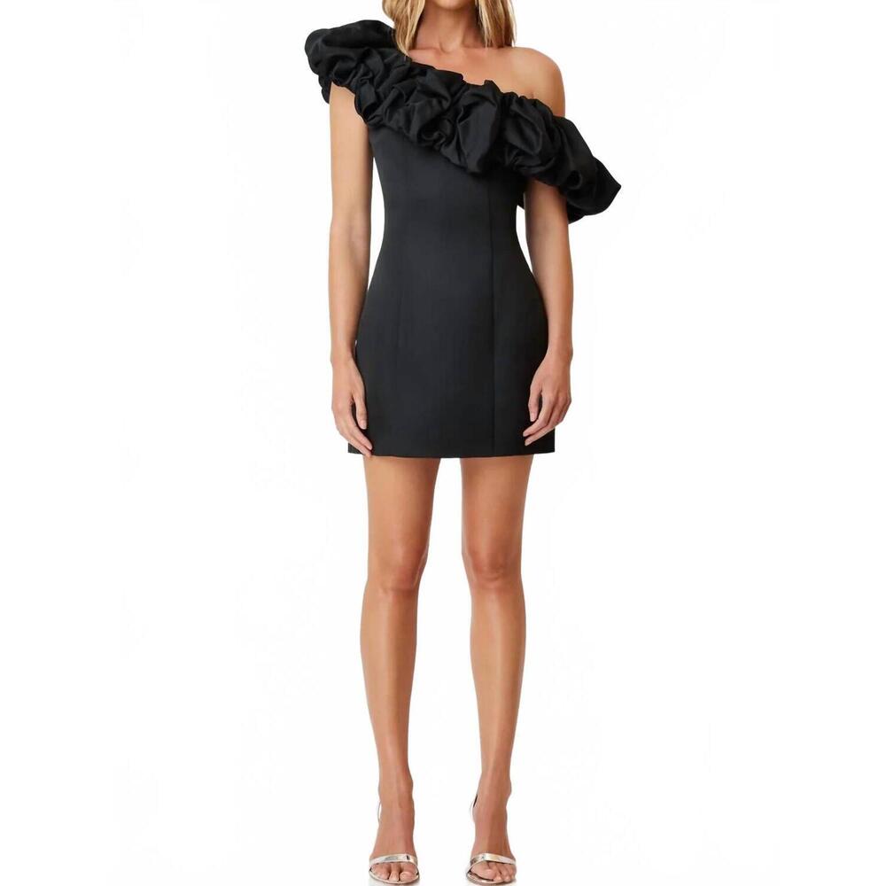 NEW ELLIATT amelie party dress in black